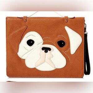 Super CUTE Aldo Bulldog IPad Case And Wristlet